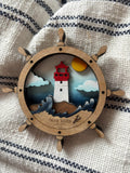NOVA SCOTIA CAPTAINS WHEEL MAGNET