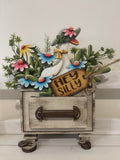 VINTAGE INTERCHANGEABLE DRAWER WITH GOOSE