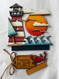 COASTAL LIGHTHOUSE VINTAGE DRAWER INSERTS ONLY