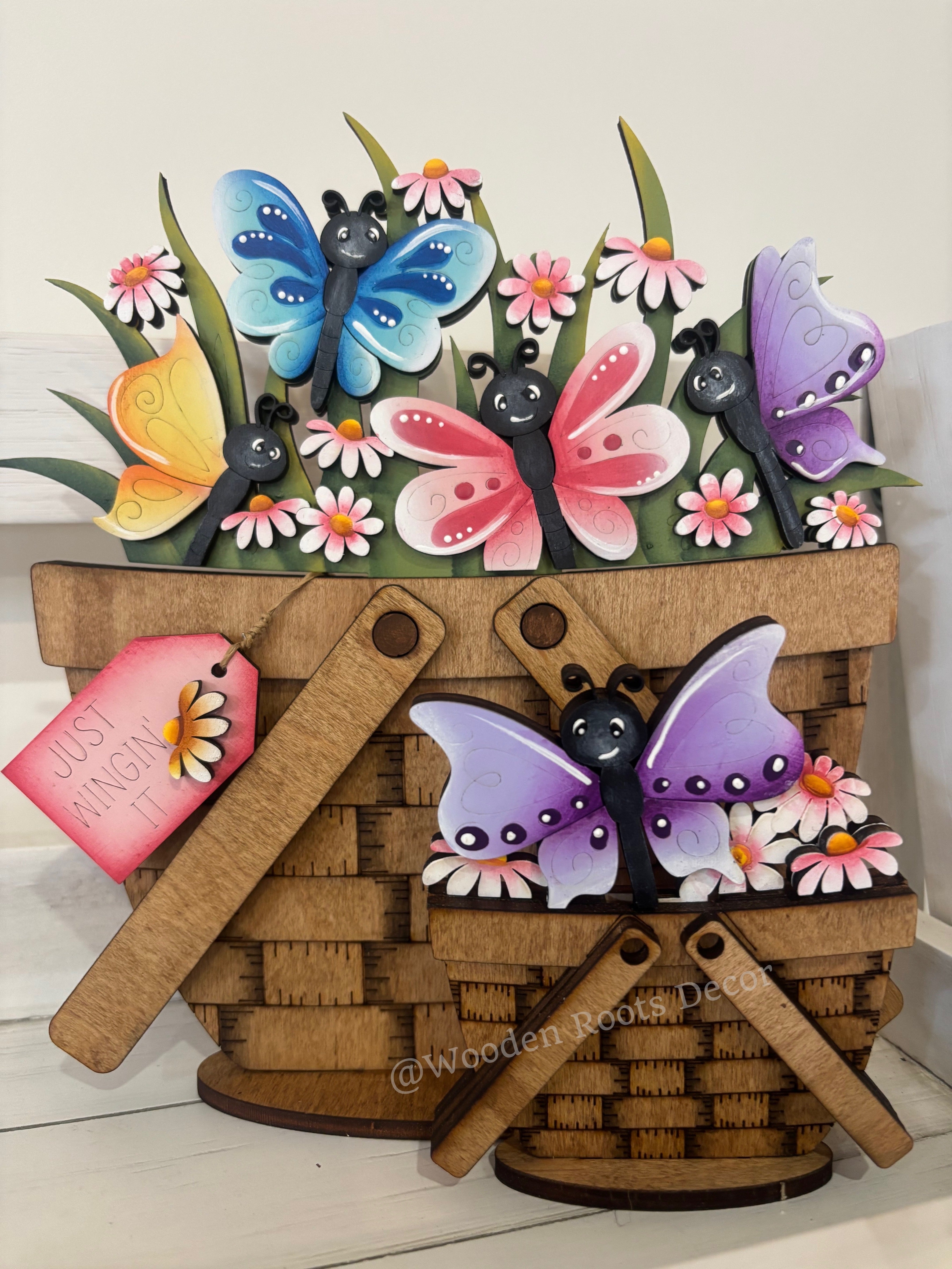 BUTTERFLY BASKET SET