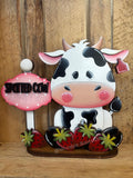 STRAWBERRY DAIRY COW SITTER