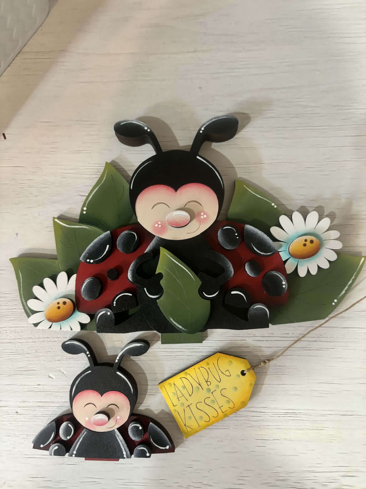 LADY BUG BASKET INSERTS ONLY