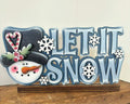 LET IT SNOW SHELF SITTER
